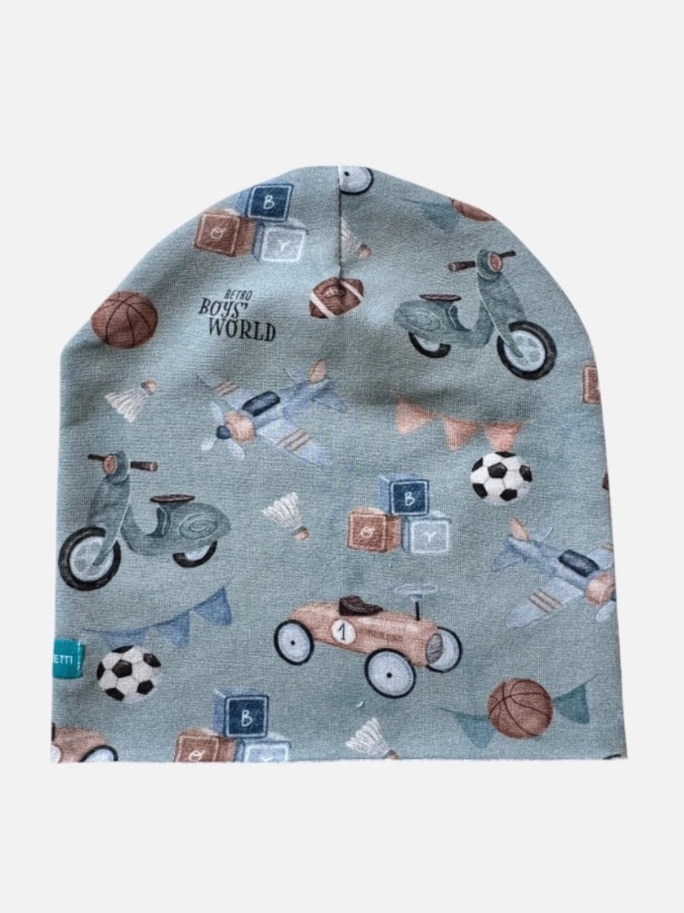 Handmade Children's Cotton Hat – 100% Cotton | Soft & Breathable NB-12M